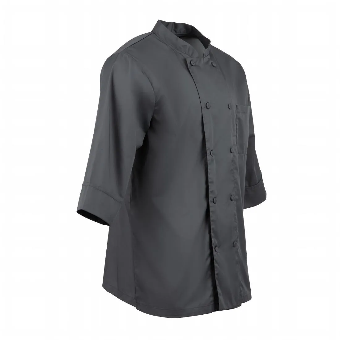 A934-L Chef Works Unisex Chefs Jacket Grey L