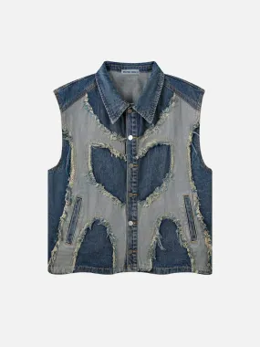 Aelfric Eden Heart Fringe Washed Vest