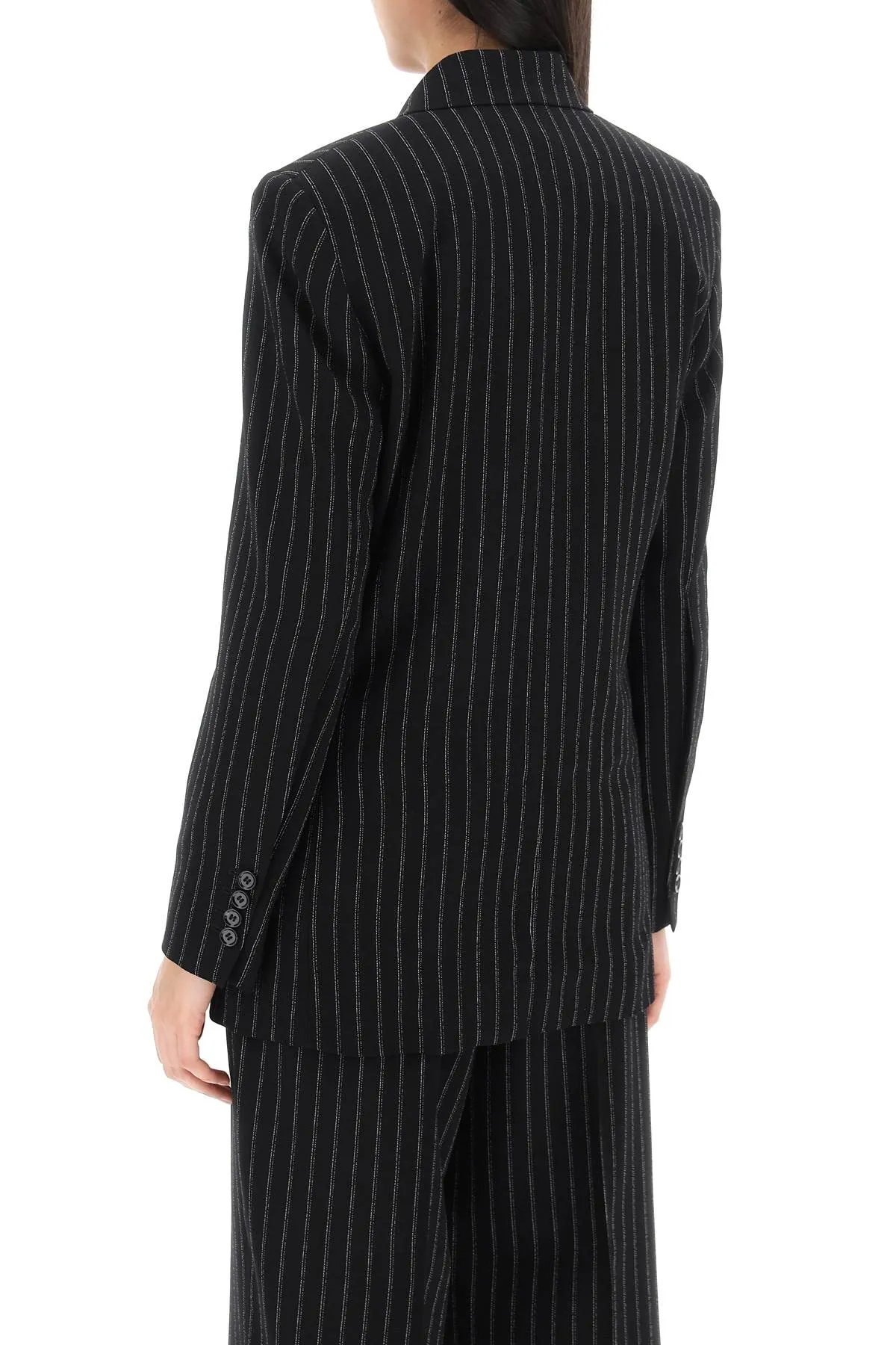 Ami Alexandre Matiussi Double-Breasted Pinstripe