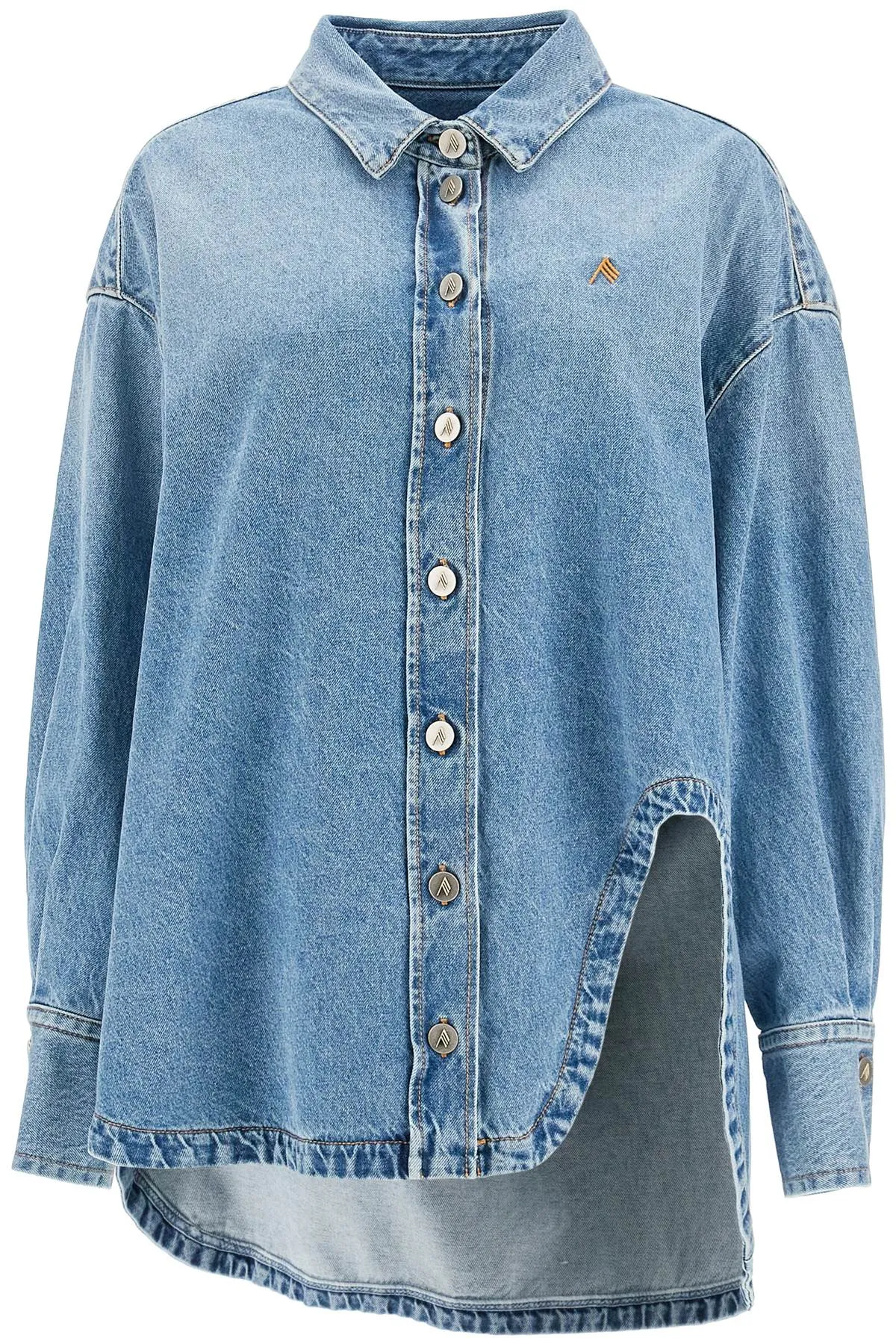 Asymmetric Denim Shirt