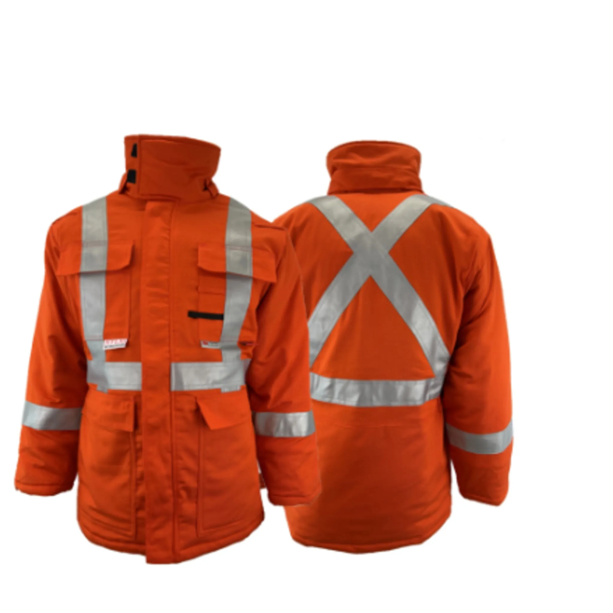 Atlas 2191 Guardian® FR/Arc Flash Insulated Parka - HRC 4, ATPV 41 cal, 8 oz 88% Cotton/12% Nylon Shell, Modacrylic Lining, UL Certified | Sizes XS-7XL