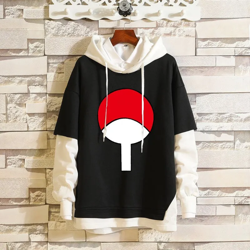 Black White Denim Hoodies/Jackets Collection 2 Naruto/Boruto (Variants Available)