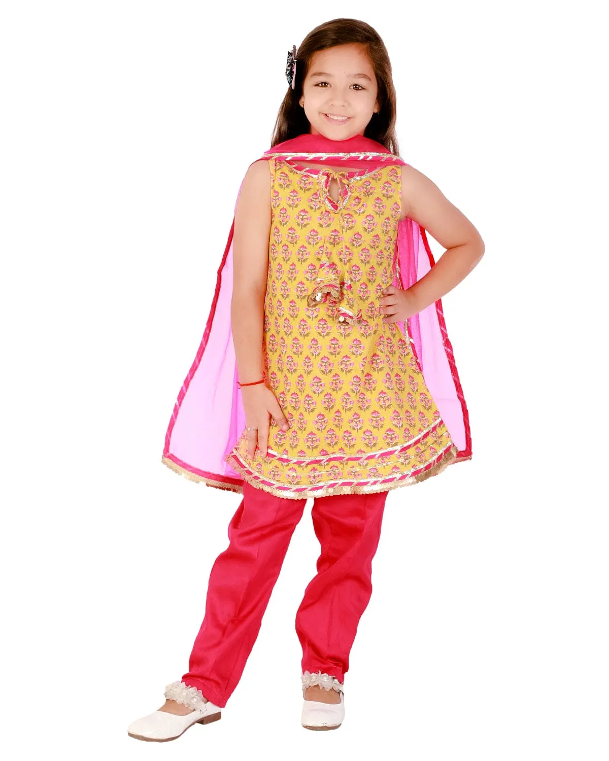 Block Print Kurta with Pants