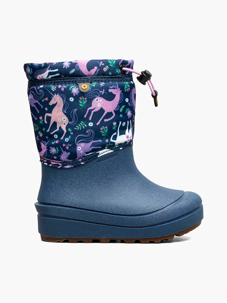 Bogs Kid's Snow Shell Boot Unicorn Meadow 73221-409