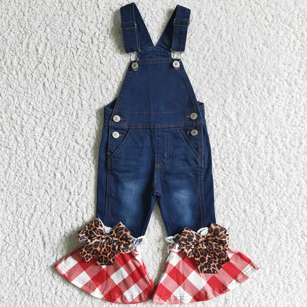 Boutique Girls Overalls Denim Outfits C16-16