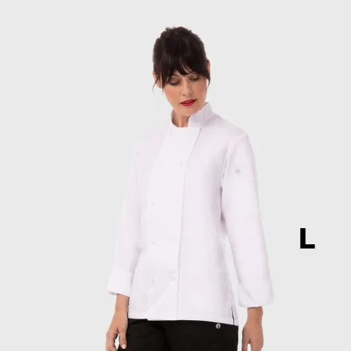 Chef Works Women's Sofia Chef Coat White Large