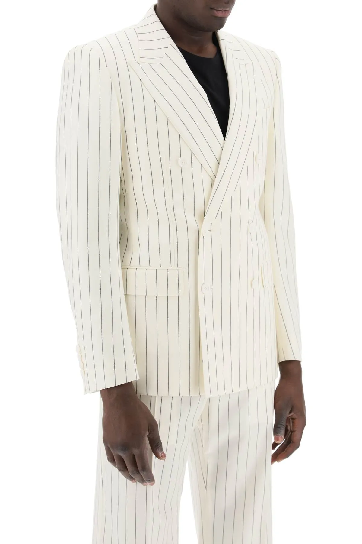 Dolce & Gabbana Double-Breasted Pinstripe