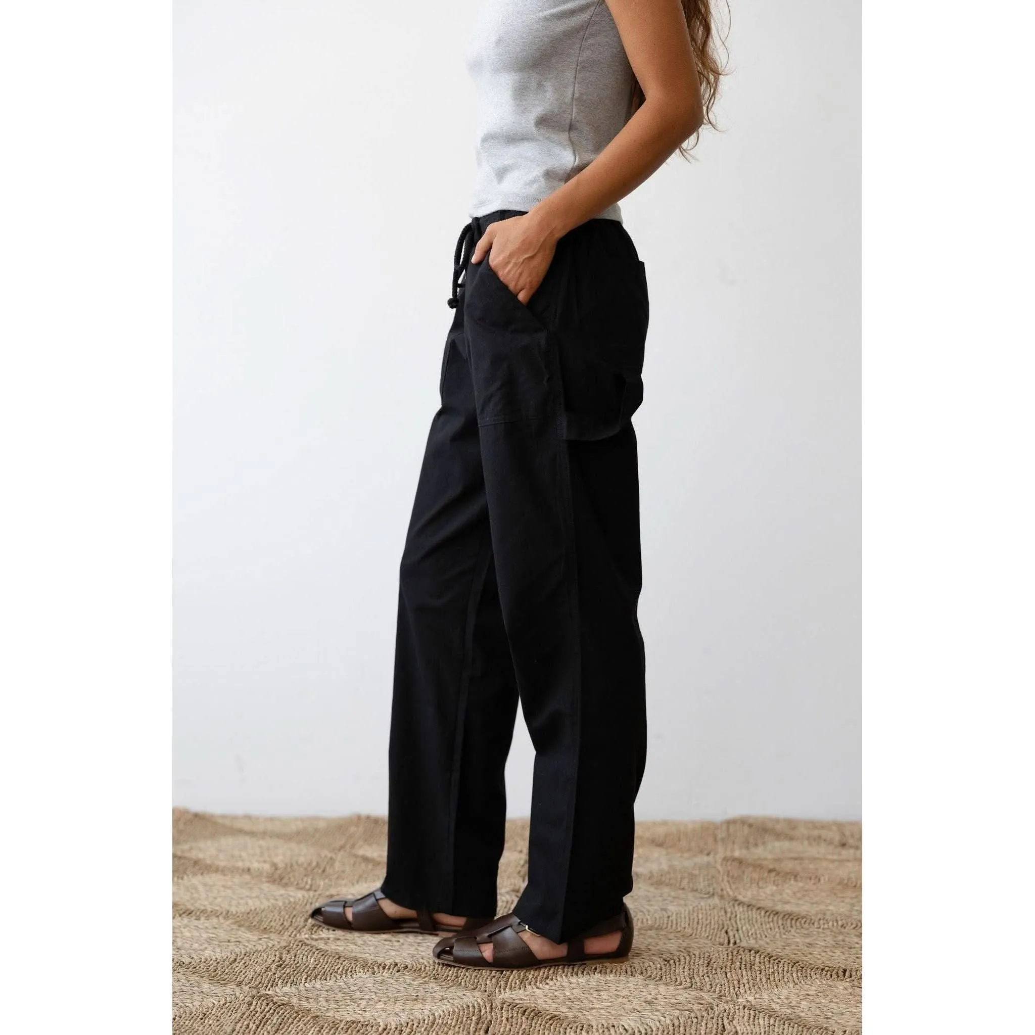 Donni The Sandwash Painter Pant Jet