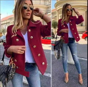 Double Breasted Wool Jacket