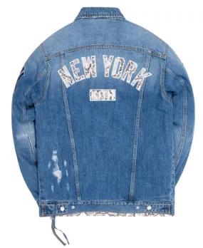 Kith For Major League Baseball New York Yankees Laight Denim Jacket Navy