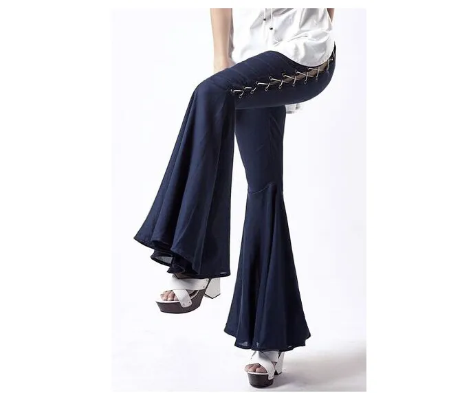 Midnight Bell Bottom Pants