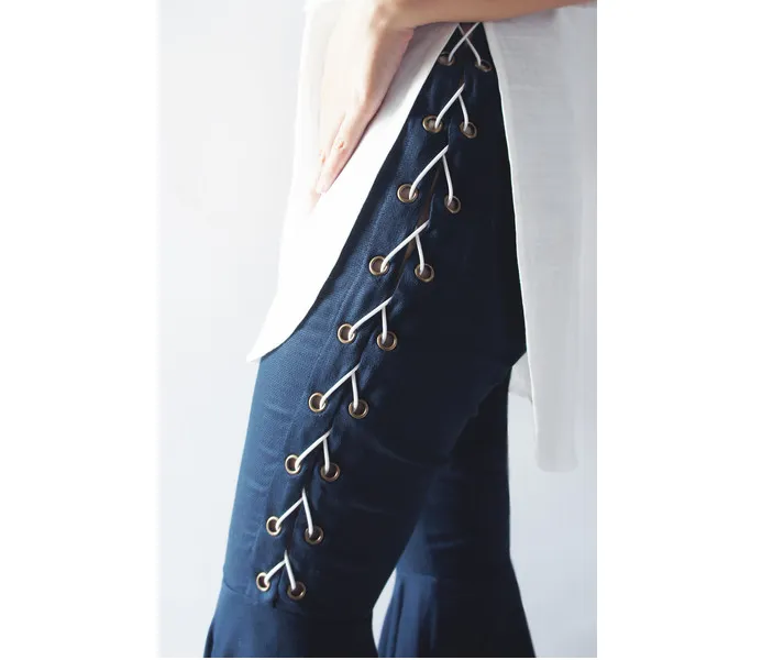 Midnight Bell Bottom Pants