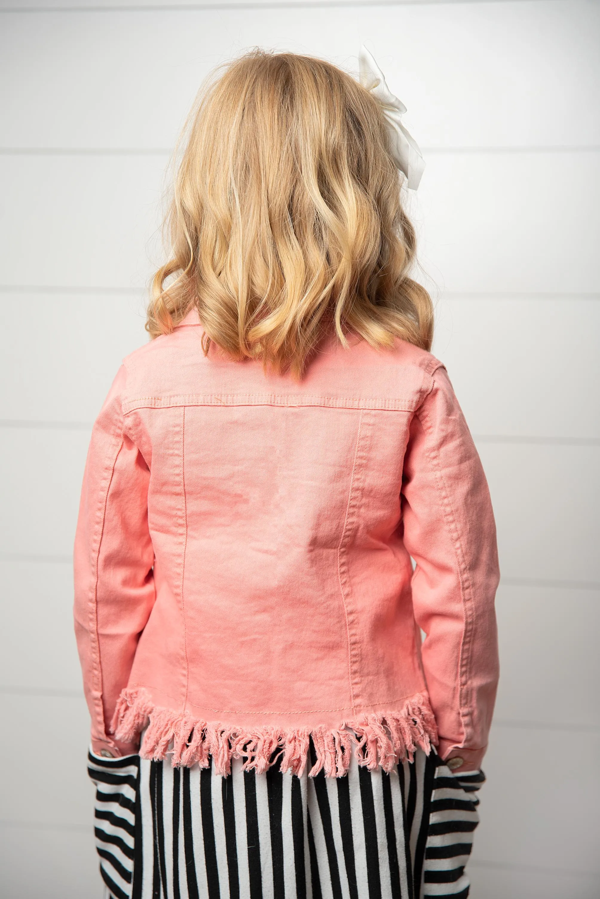 Pink Fringe Jacket