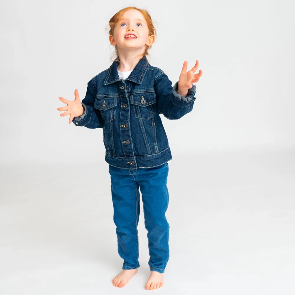 Rainbow Wings Denim Jacket