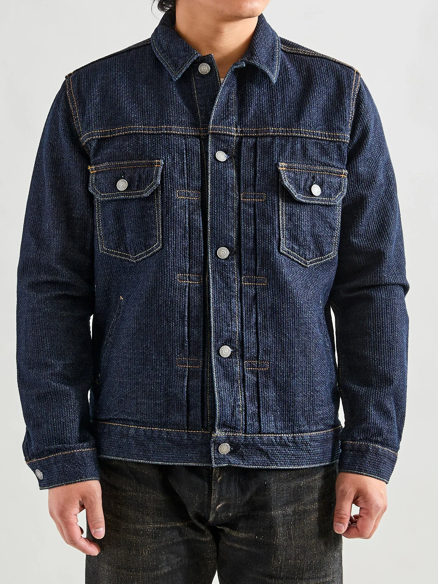 Sashiko Type-2 Jacket in Indigo