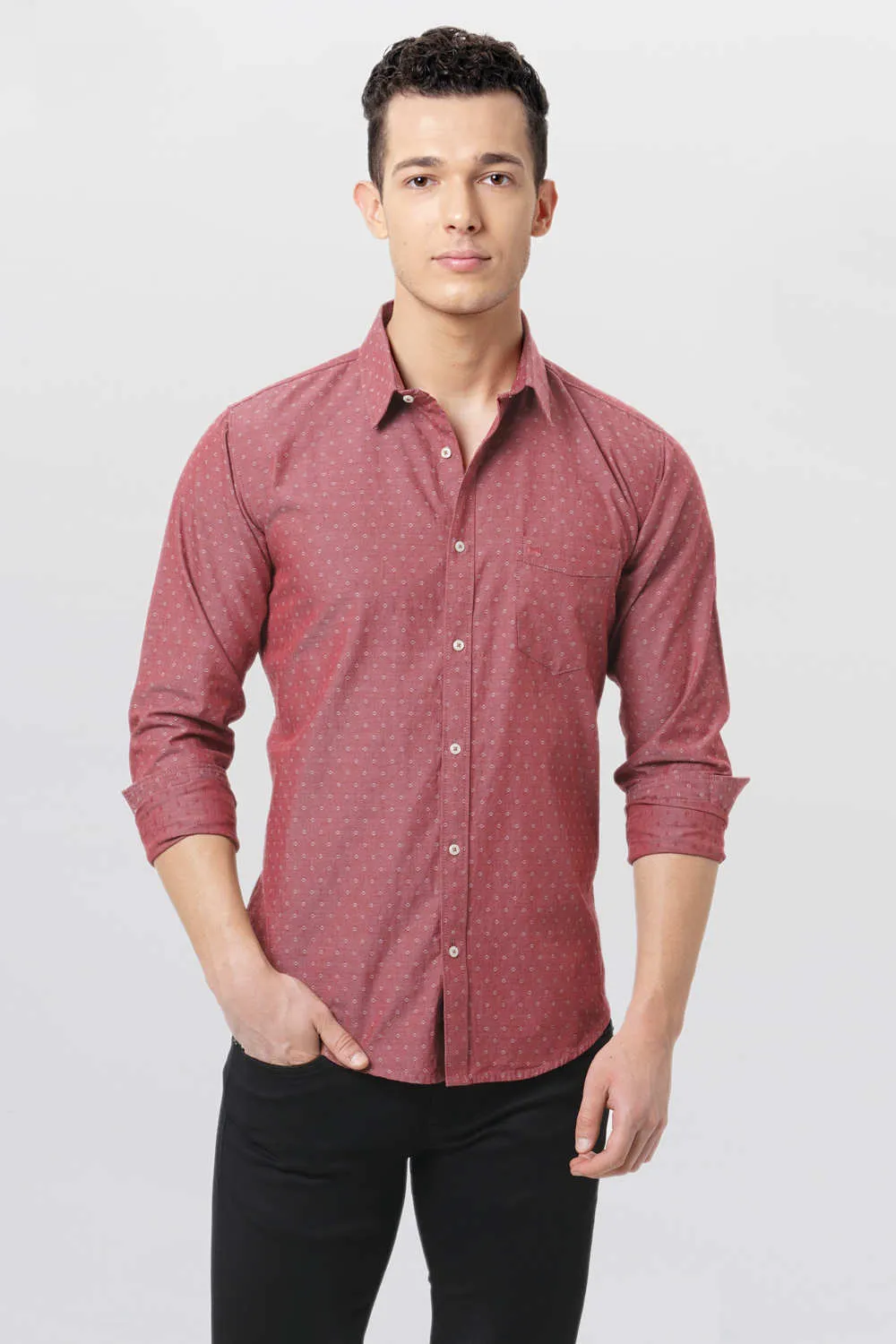 Slim Fit Oxford Dobby Shirt