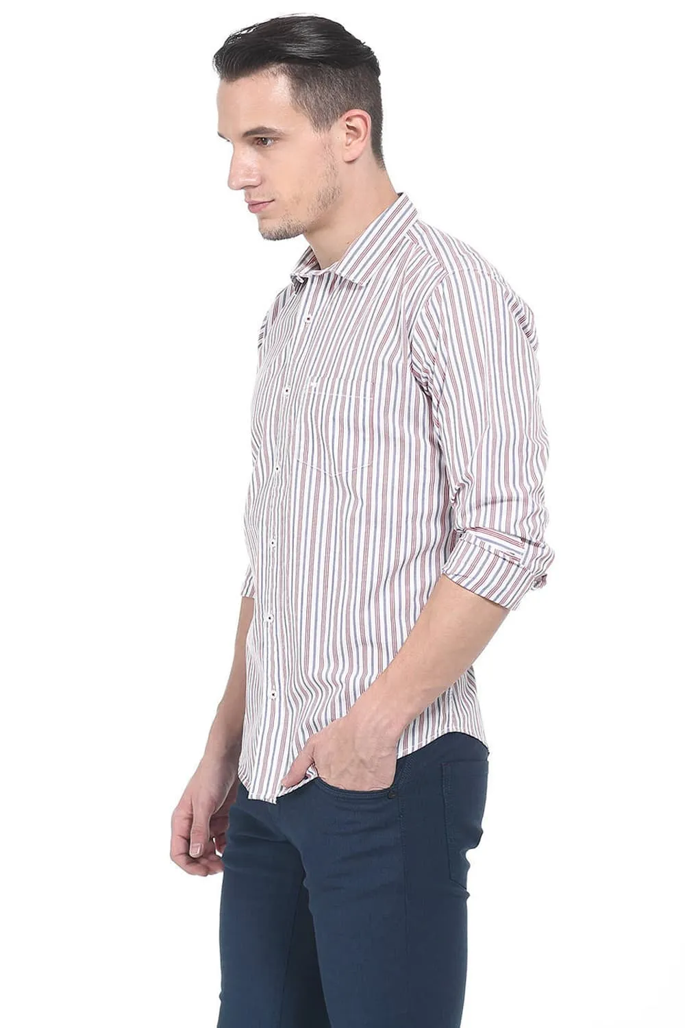 Slim Fit Stripe Shirts