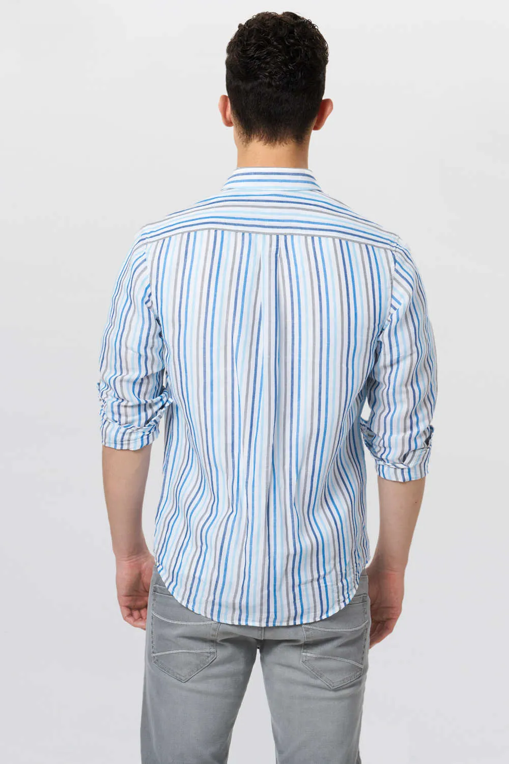 Slim Fit Stripes Shirt