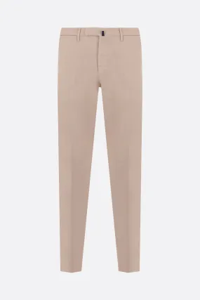 Stretch Cotton Slim-Fit Pants