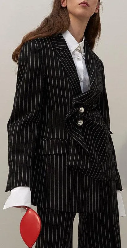 'Venus' Pinstripe Jacket