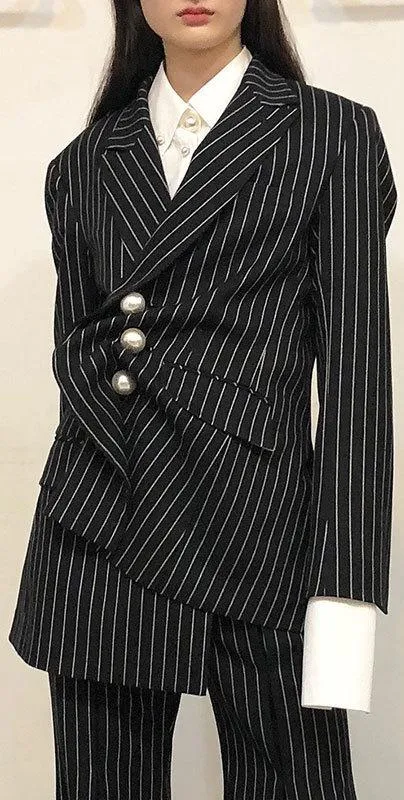 'Venus' Pinstripe Jacket