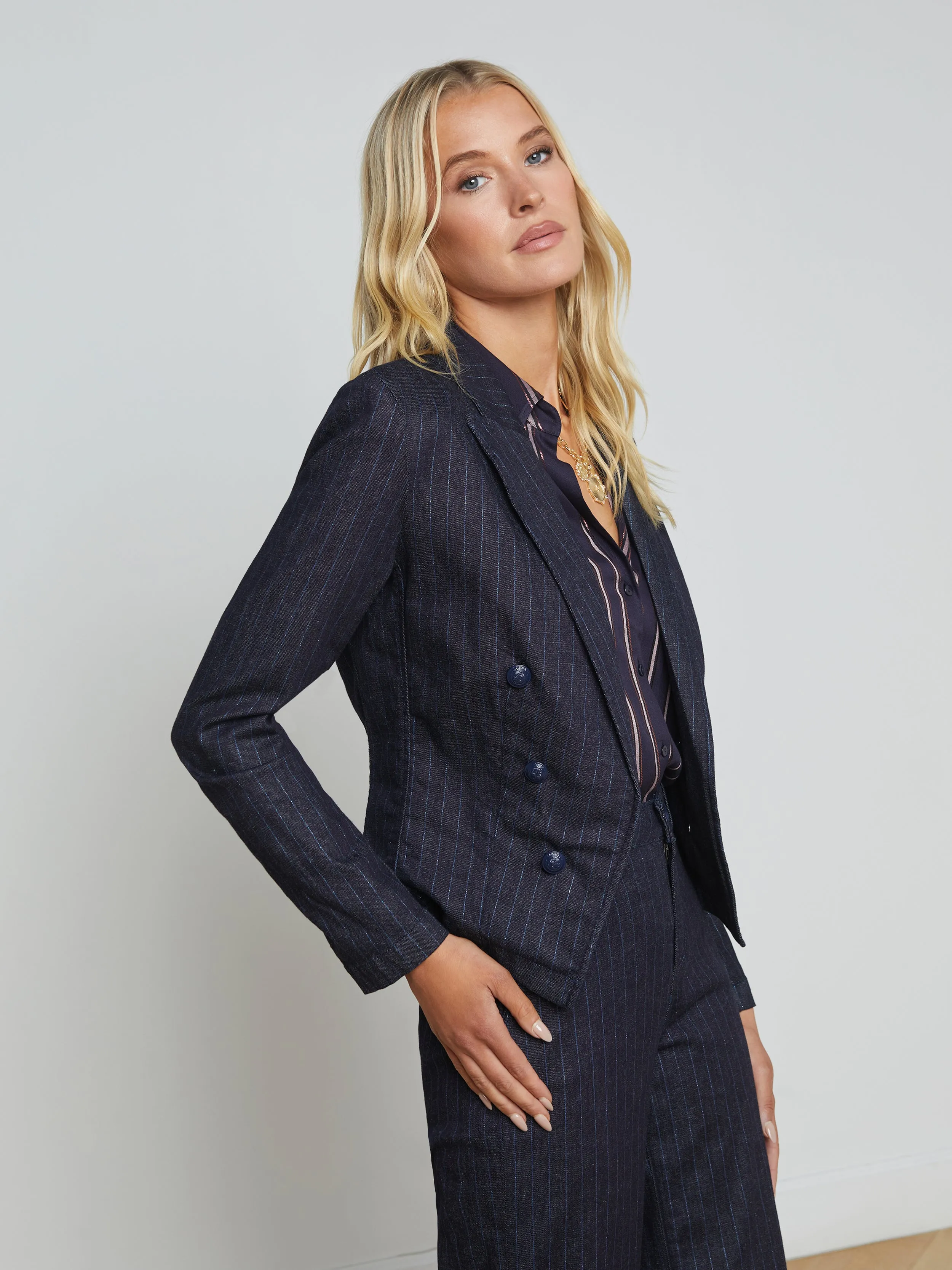 Wayne Open-Front Blazer